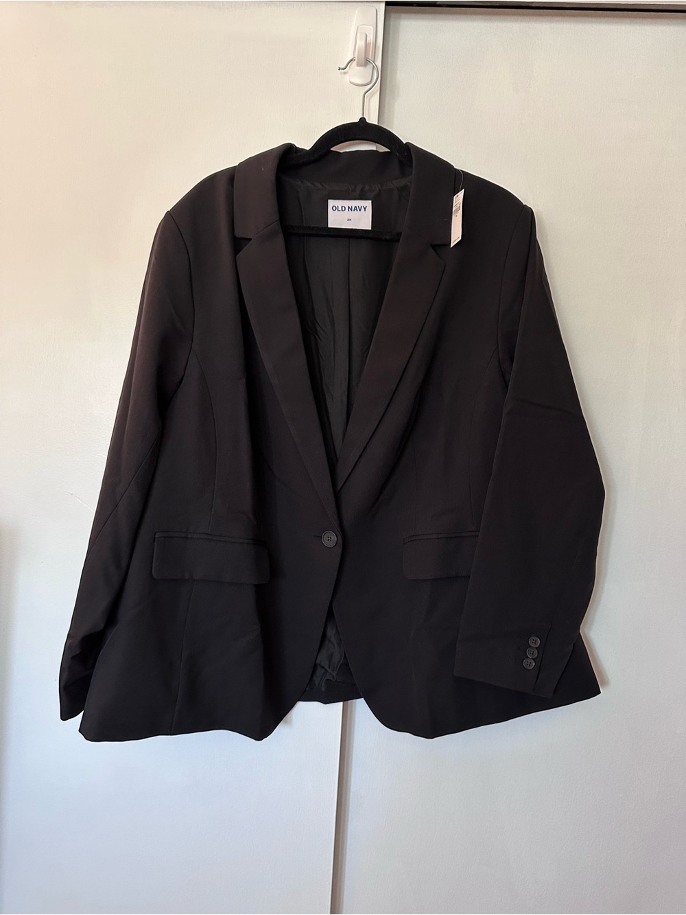 Old Navy Women's Black Single-Button Blazer 2x nwt